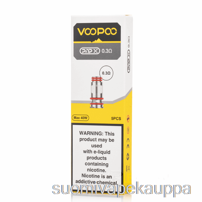 Vape Netistä Voopoo Pnp-x Vaihtokelat 0.3ohm Pnp-x Kelat